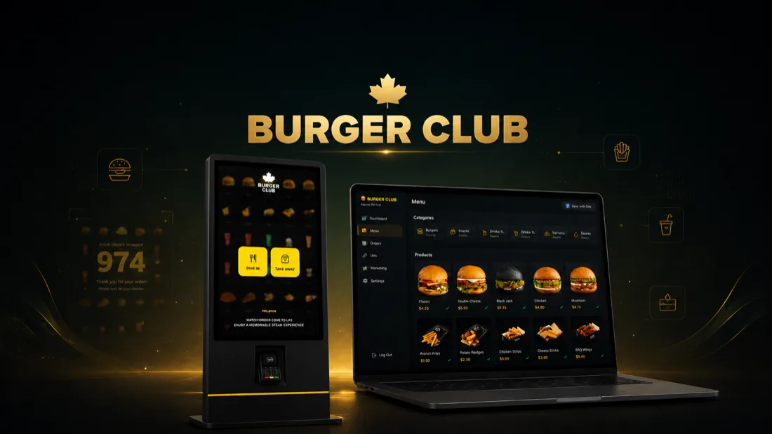 Burger Club — Система самозаказа для ресторана